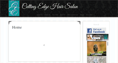 Desktop Screenshot of cuttingedge-hairsalon.com